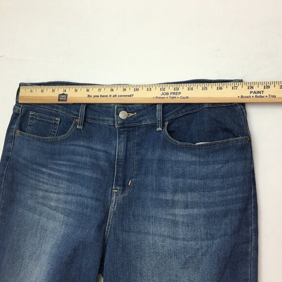 Levi's Signature Women's Jeans Straight Leg Mid Rise size 16L length 34" - Picture 4 of 9